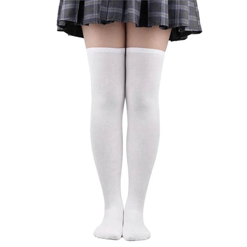 Schwarz/weiß gestreifte lange Socken für Damen, sexy Overknee-Oberschenkelstrümpfe, Overknee-Strümpfe, Damen und Mädchen, warme lange Röhrensocken ﻿ – Detail 6