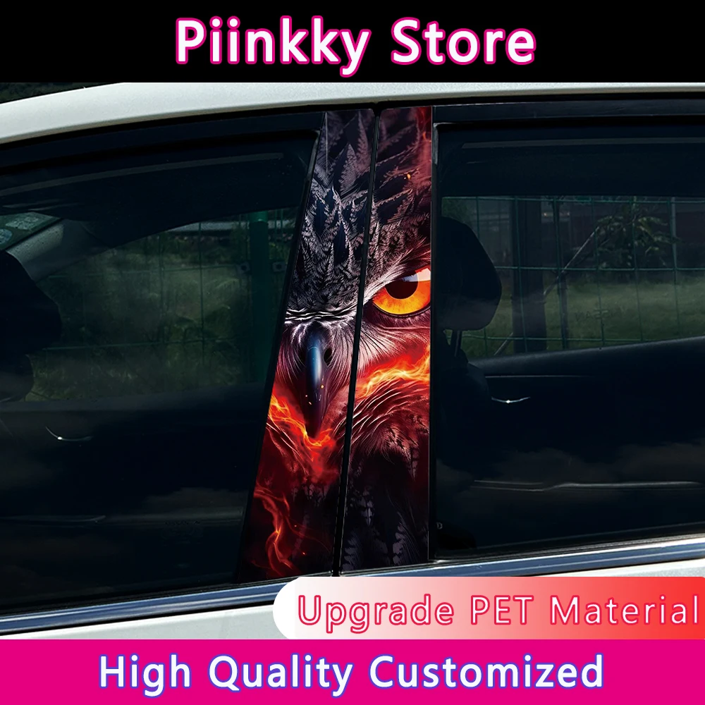 

Anime Pigeon Car Stickers DIY Car B-pillar Cover Scratches Waterproof Durable Cartoon Automobile Decoration Auto PET Decals