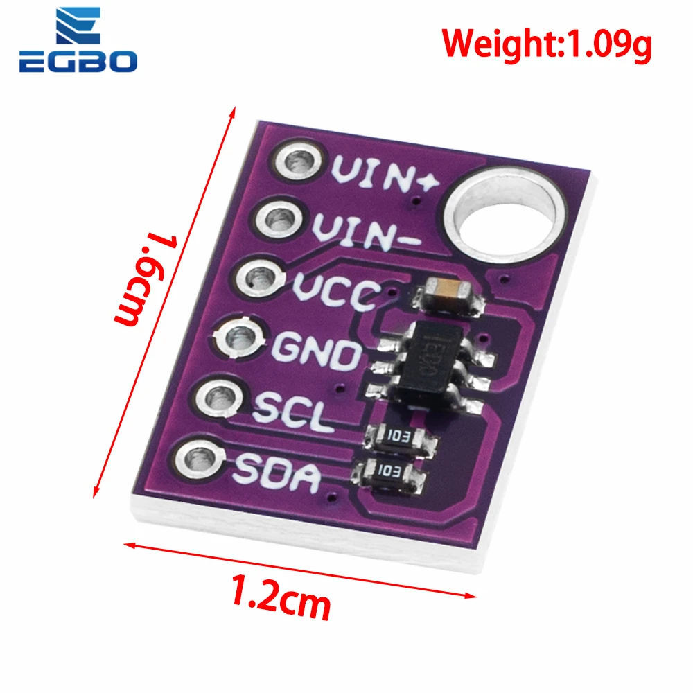 ‌ ADS1110 16 بت ADC |   وحدة استشعار درجة الحرارة الحرارية الدقيقة مع واجهة I2C، 2.7-5.5 فولت