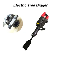 2680W Electric Tree Digger Dug Tree Machine Electric Pick Shovel Digging Shovel Plant Trees Spade Digger Machine