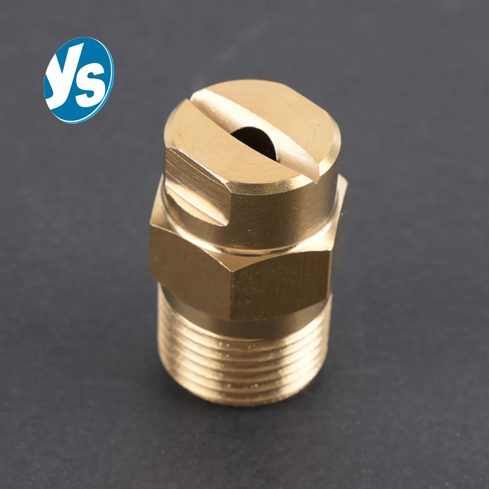 

High-Quality Brass Asphalt Distributor Nozzle - Heat-Resistant Flat Fan Spray Jet for Road Construction & Water Misting