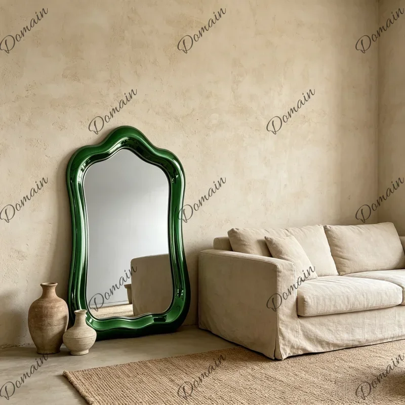 Stainless Steel Wall Mirror Creative High-Grade Home Villa Shop Hotel Decorative Reflective Metal Art for Interior Design