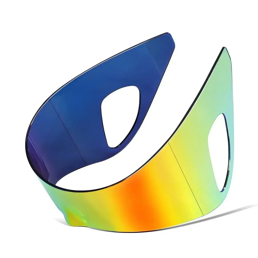 

Gradient Color Futuristic Sunglasses Oversized Punk Y2K Sunglasses Chic Rimless Wrap Around Sports Sun Glasses for Men Women