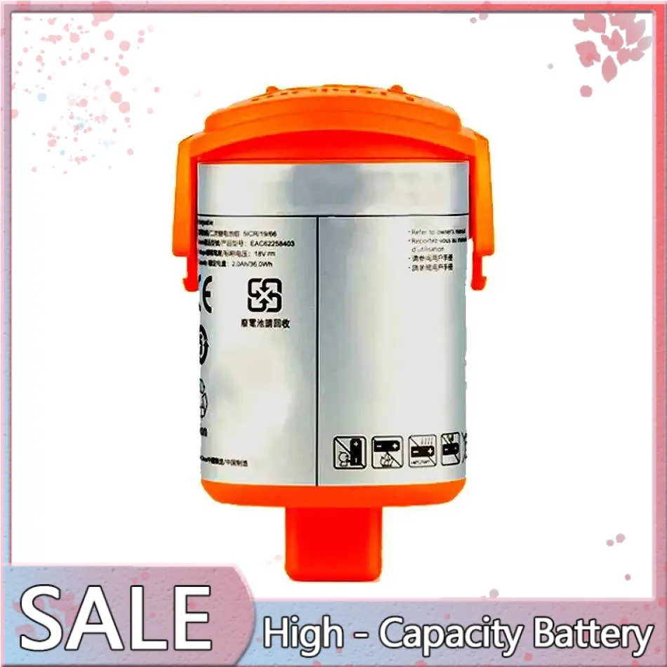

Battery EAC62258401 Horizontal Socket 2000mAh For LG EAC62258401 EAC62258403 EAC62258405 EAC63341001 VS8603SWM VS8707SWM