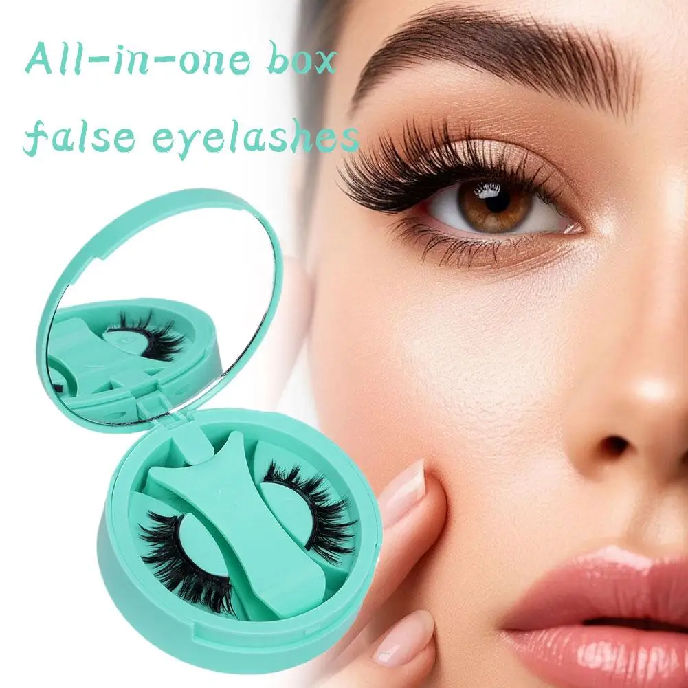 1 Paar wiederverwendbare magnetische Wimpern, natürliche, lockige, flauschige falsche Wimpern, kein Kleber erforderlich, mit Pinzetten-Set, Augen-Make-up-Schönheitswerkzeug