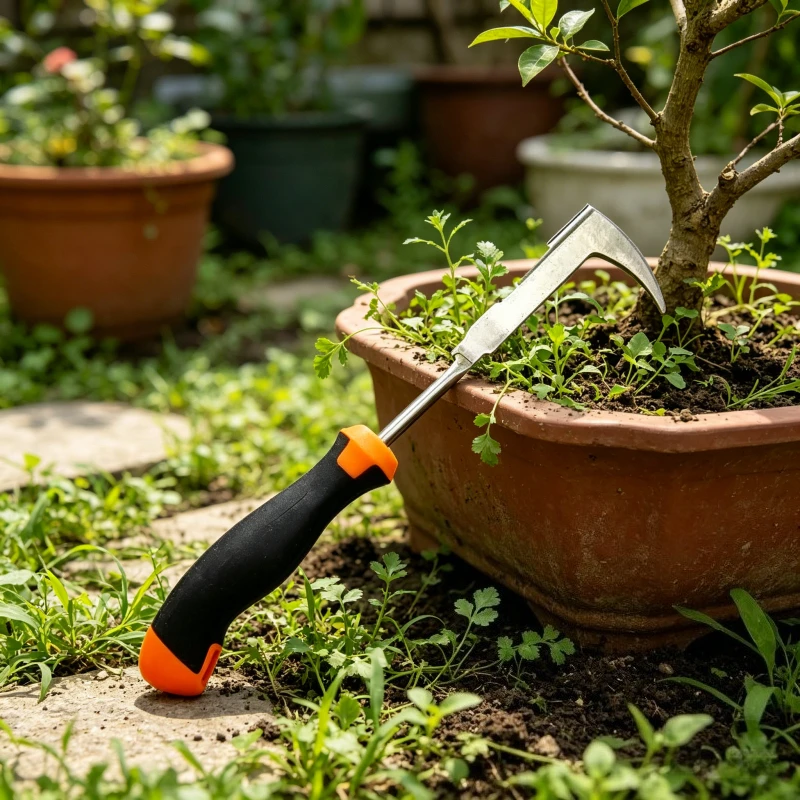 Extractor de malas hierbas, herramienta de jardinería, pala multifuncional de acero inoxidable para excavar verduras silvestres y raíces, eliminación de malas hierbas, 1 ud.
