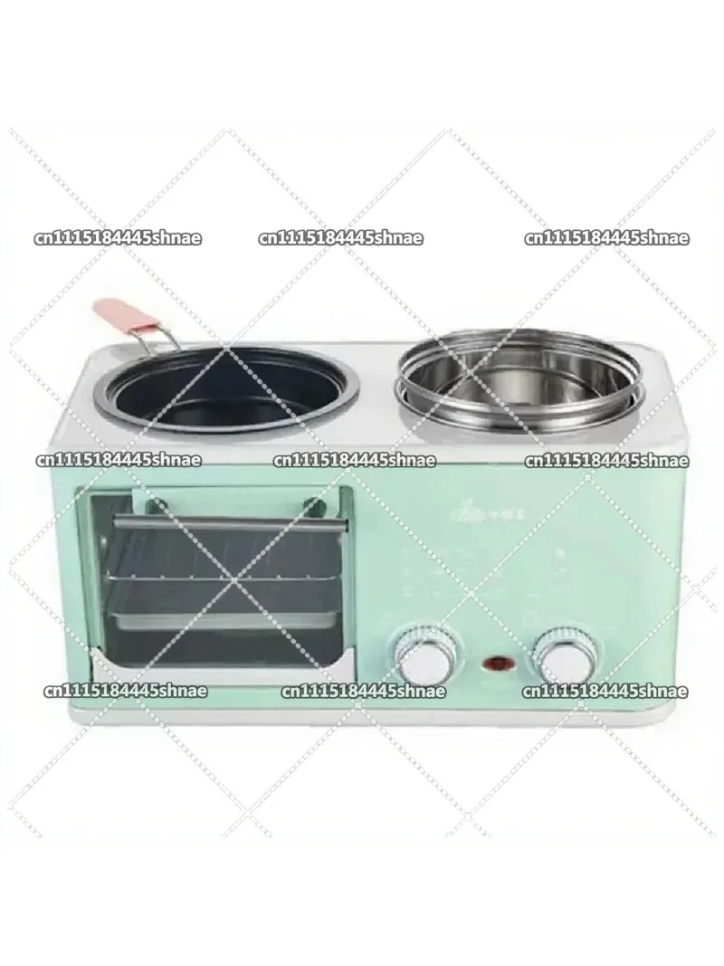 4-in-1 Breakfast Machine Multi Cooker with Stew Fry Bake Function, Automatic Home Kitchen Cooking Appliance