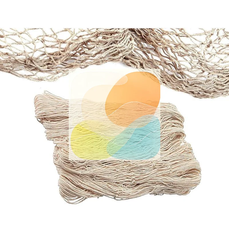 Wall Hanging Naval Fishing Net Decor Eco-friendly Material Hawaiian Ocean Beach Theme Party Home Ornament