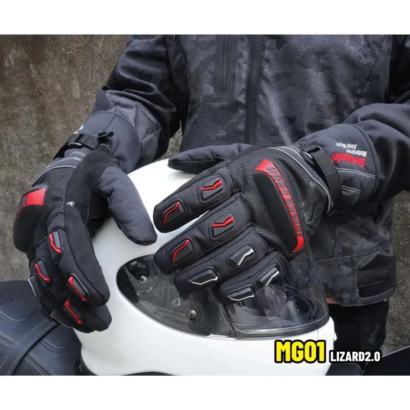 Ones again! Waterproof Windproof Winter Motorcycle Riding Gloves Touch Screen Offroad Cross-country Motorbike glove MX MTB MG01