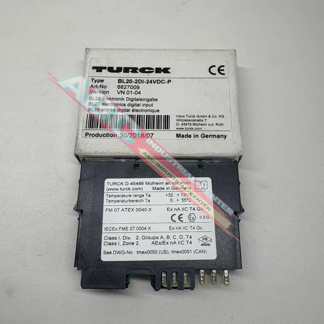 New BL20-2DI-24VDC-P 6827009 in box PLC module
