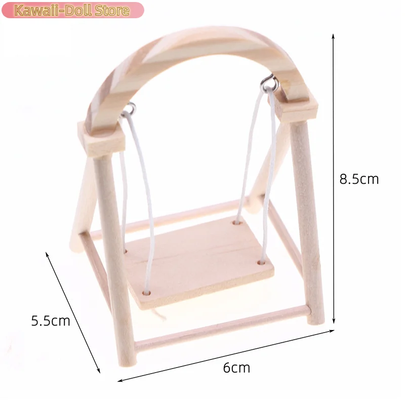 1:12 ドールハウスミニチュアシミュレーションスイングガーデン装飾おもちゃドールハウスアクセサリー