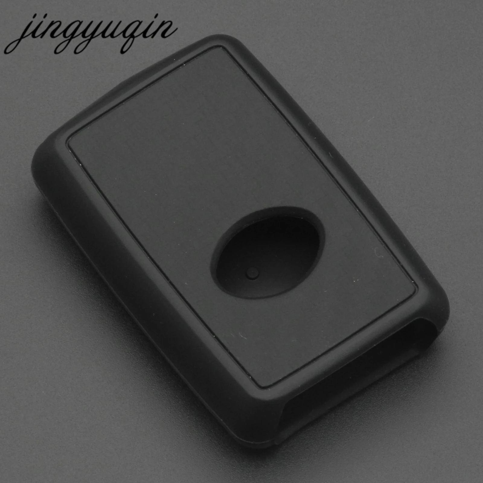 jingyuqin Carbon Silicone Car Key Cover Case Fit for Toyota Estima Alphard Vellfire 2/3/4/5 Buttons Remote Smart Keyless shell