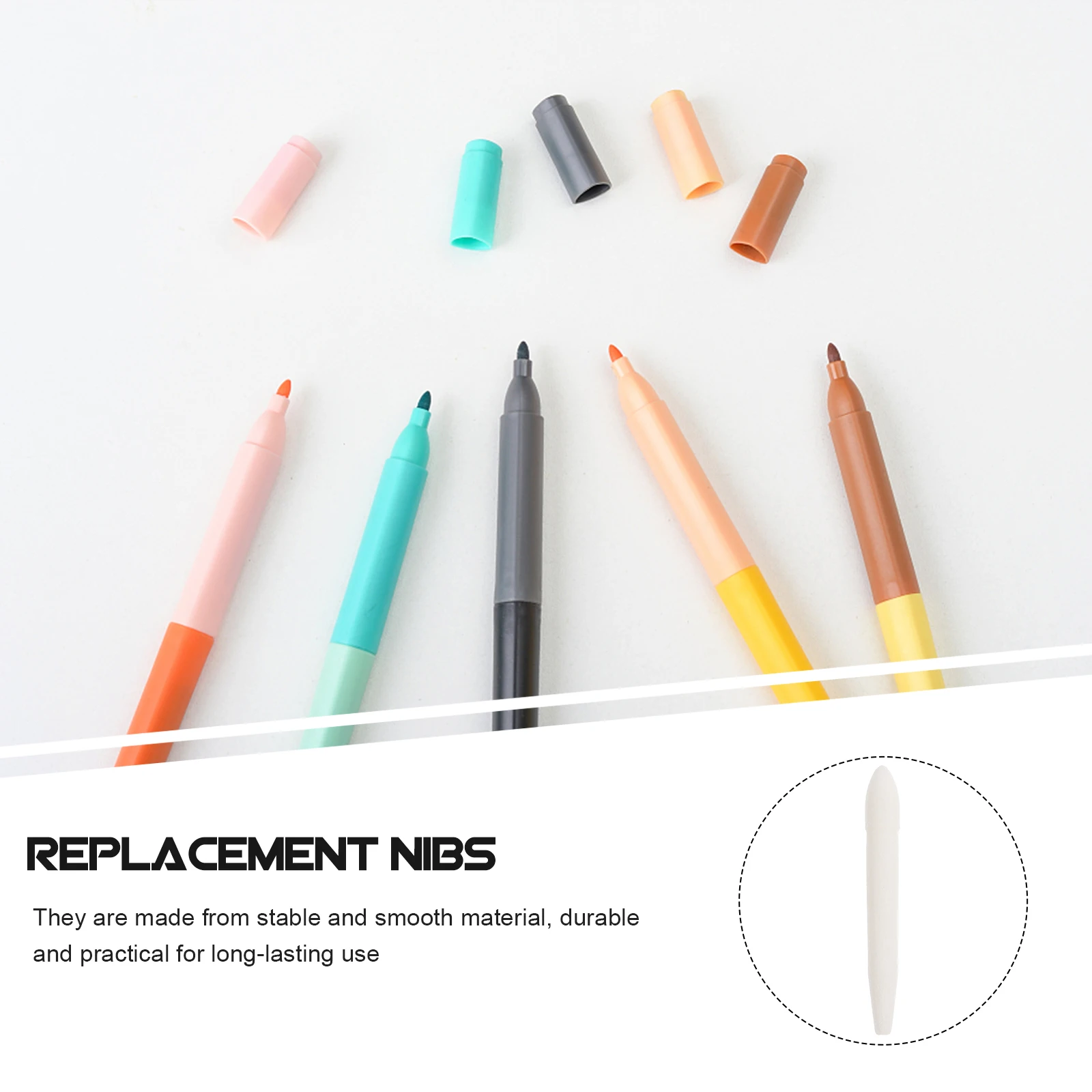 

20Pcs Universal Pen Nibs Replacement for Paint Pens Fine Tip Marker Pen Refill Painting Accessories Paint Pens Fine Tip