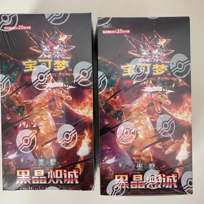 new-original-pokemon-card-scarlet-violet-130-charizard-trading-ptcg-card-collected-thin-box-chinese-version-card-collection