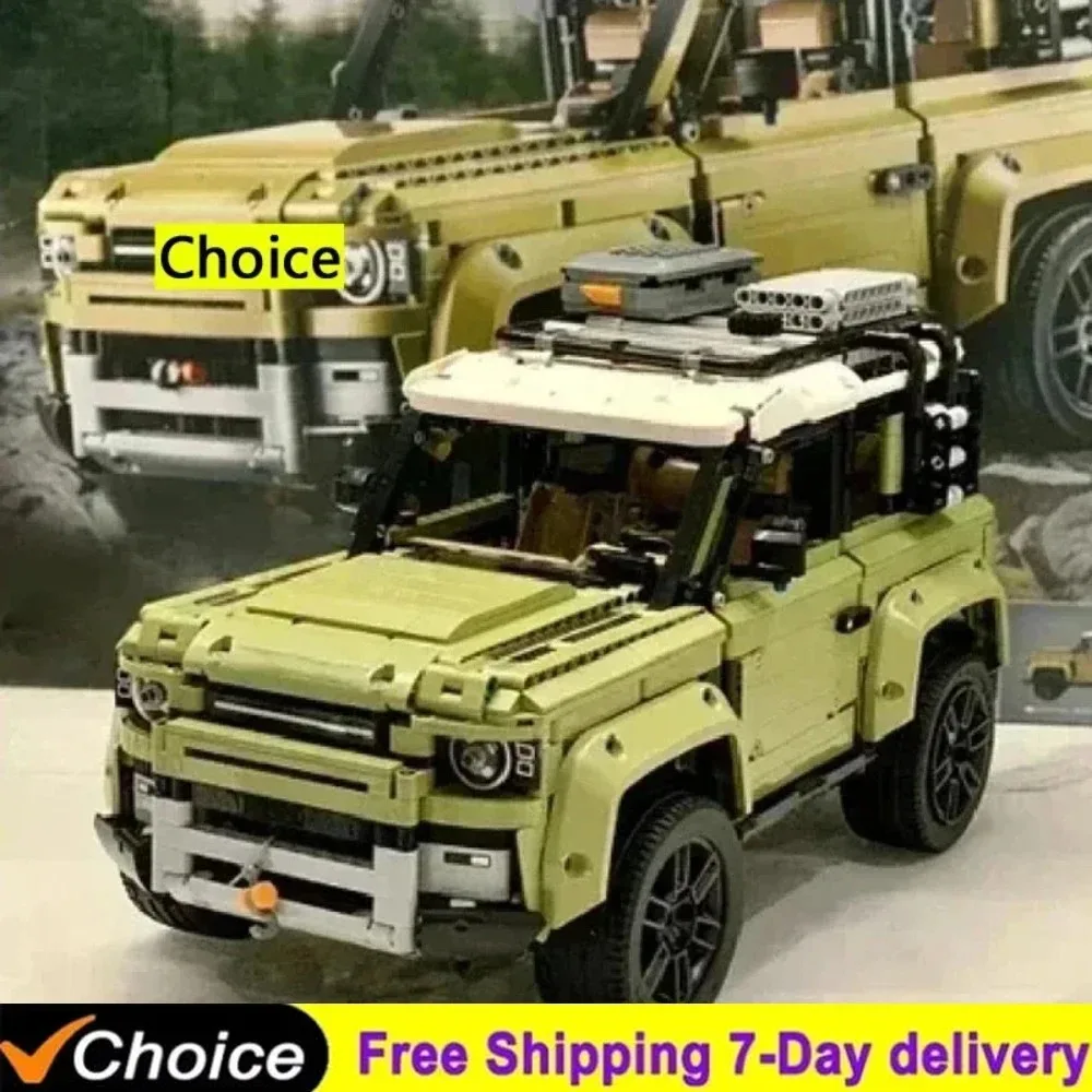2,573 pieces of Land Off-road Guardian classic car building blocks and 42,110 sets of MOC model car toy building blocks