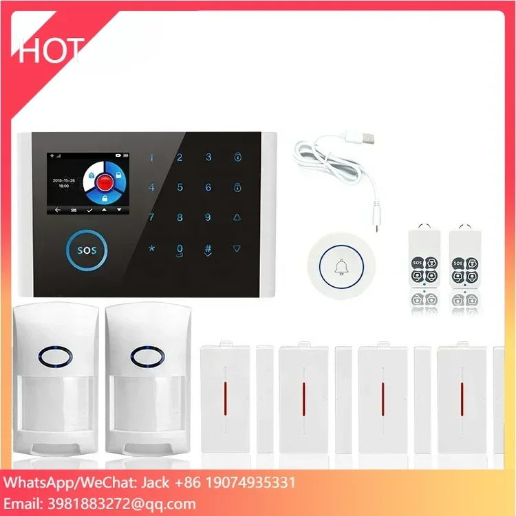 

Gsm Wireless Home Burglar Security Alarm Ultra Office Security Burglar Alarm Systems Kits Alarm System Smart Home Security