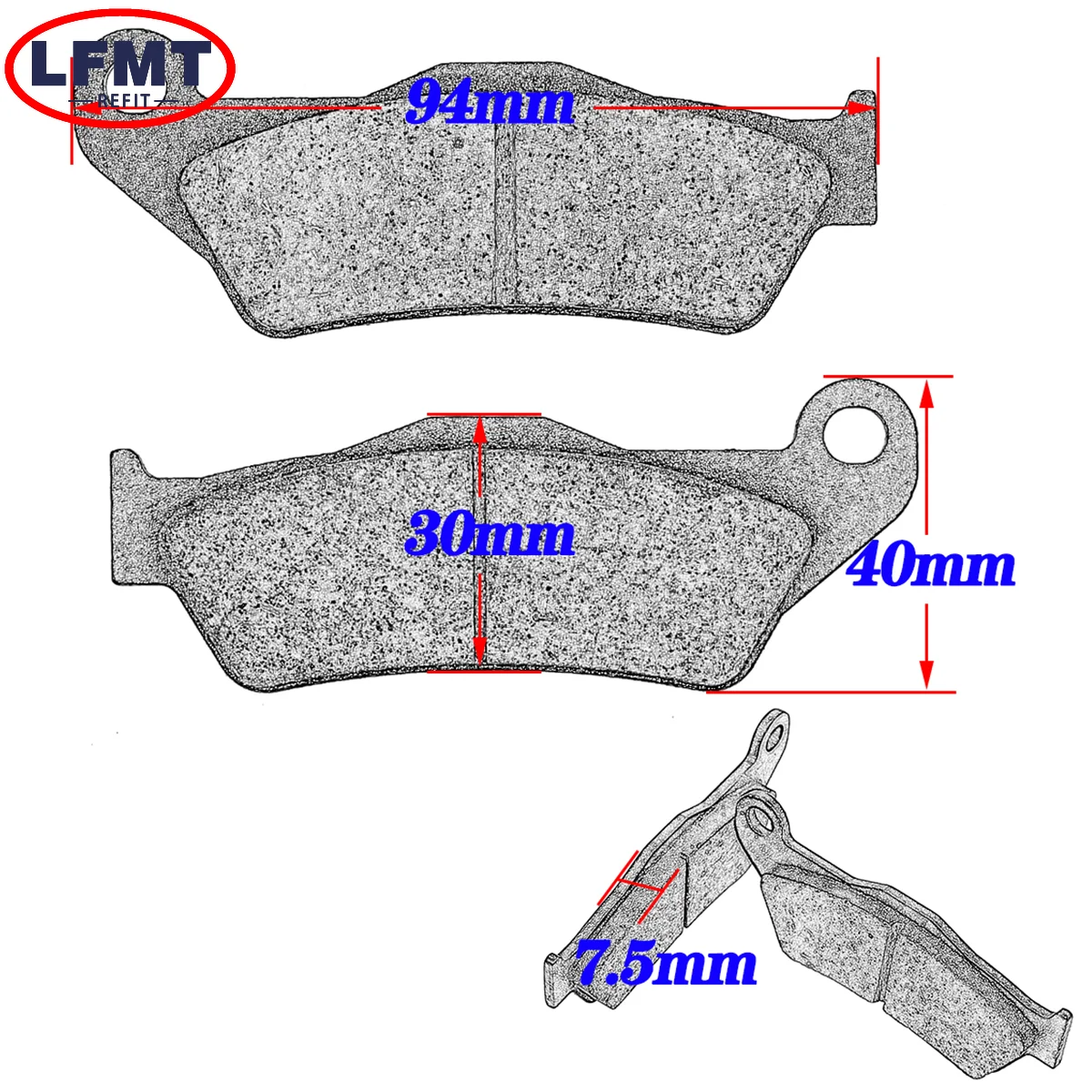 Motorcycle scooter Front and rear brake pads For KTM SX EXC MXC SXC XC XCR-W EXC-R XC-F XC-W 85 125 250 300 350 400 450 500 530