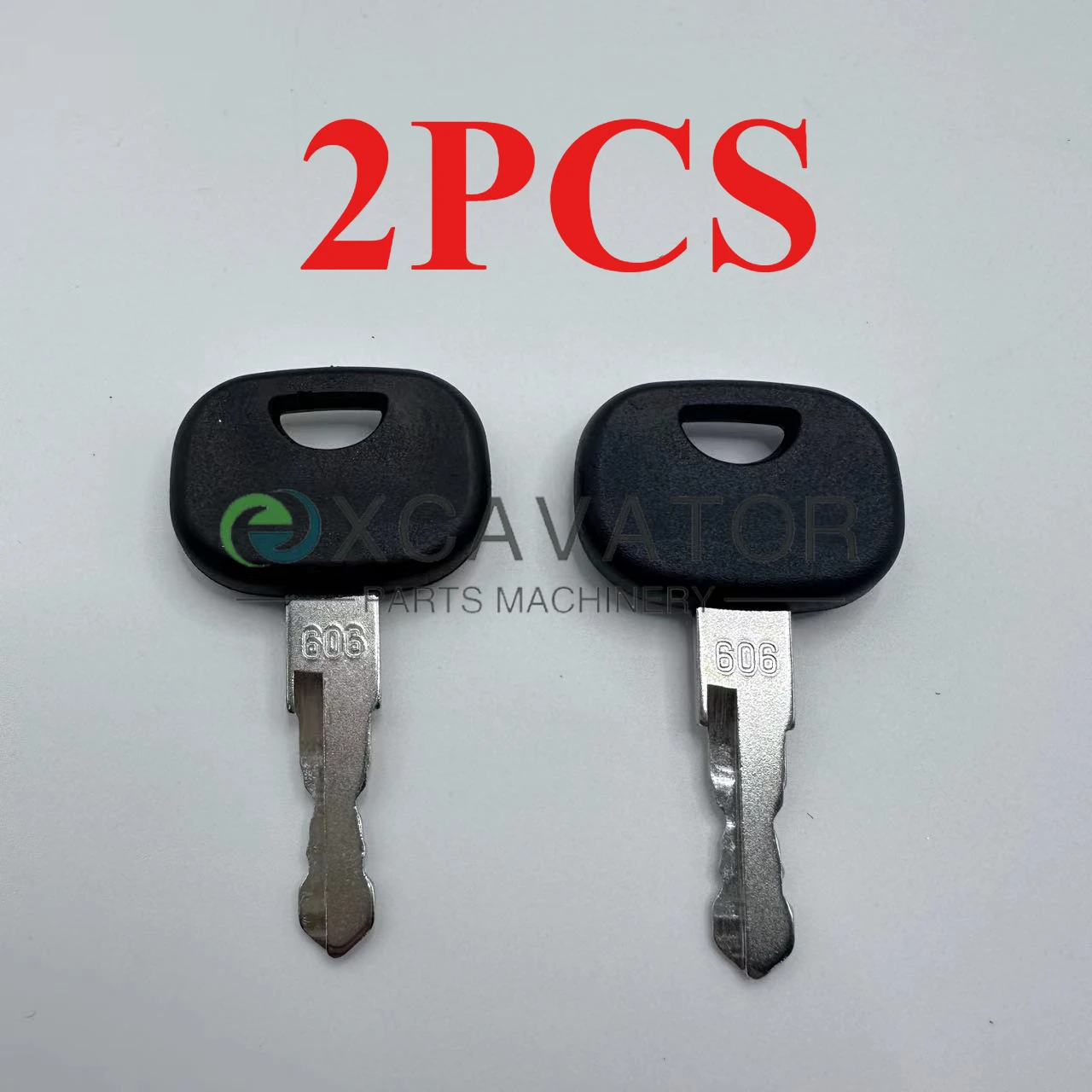 2PCS/1PC Ignition Starter Key 606 for Liebherr & John Deere Heavy Equipmen