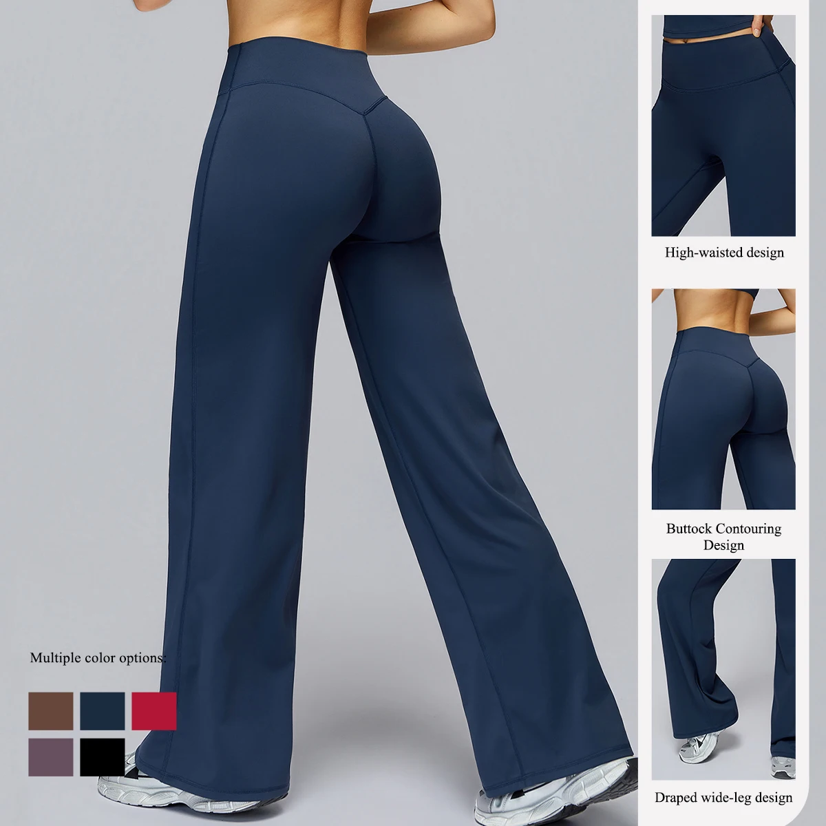 

Women's New Arrival Fall/Winter Pants Gym High-Waisted Wide-Leg Loose-Fit Athletic Pants Outdoor Casual Sports Fitness Pants