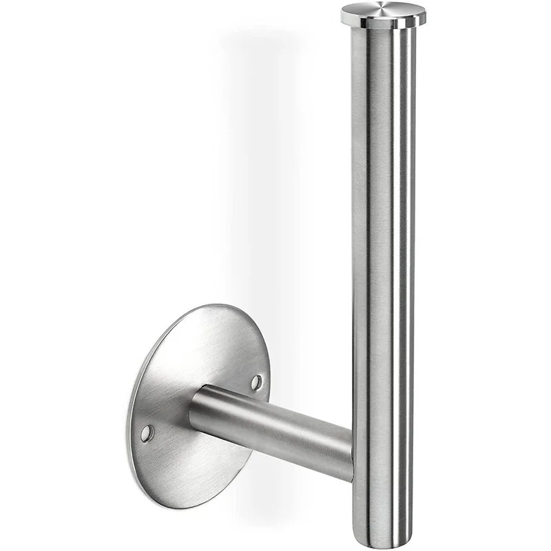 

2pcs Curtain Holdbacks Stainless Toilet Roll Paper Towel Holder Rack hanger wall mount drill Bathroom Tissue wc Organizers