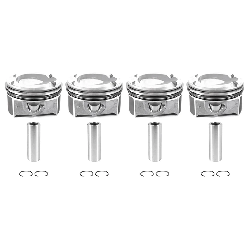 

4Pcs Pistons Rings Set Φ82mm For Mercedes Benz W204 C204 W212 C200 C250 E250 CGI 1.8T 2710305017 2710300324 2710306217