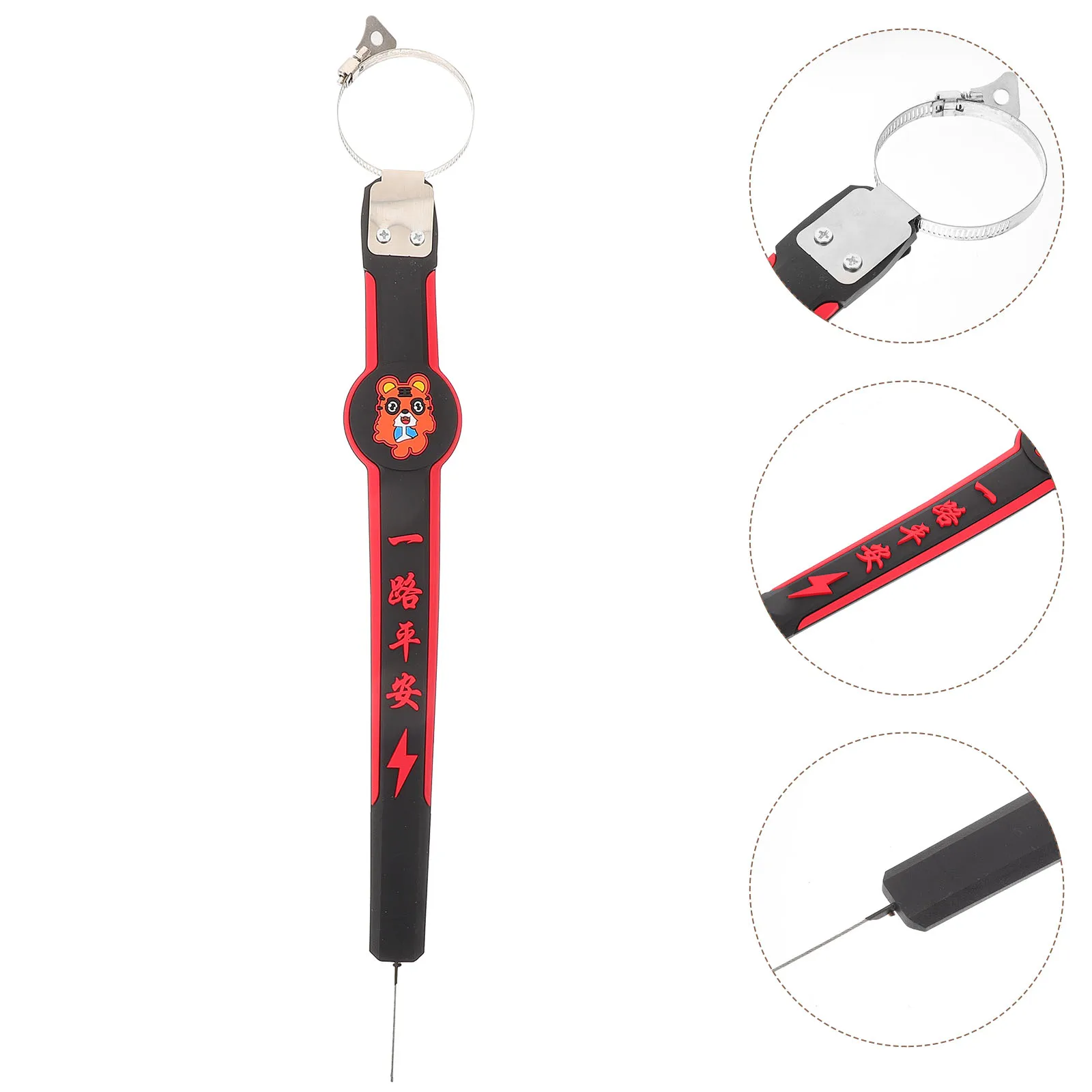 

Car Anti Static Strap Grounding Belt For Vehicle Ground Wire Durable Pvc Auto Safe Ground Tiger Pattern Car Modification
