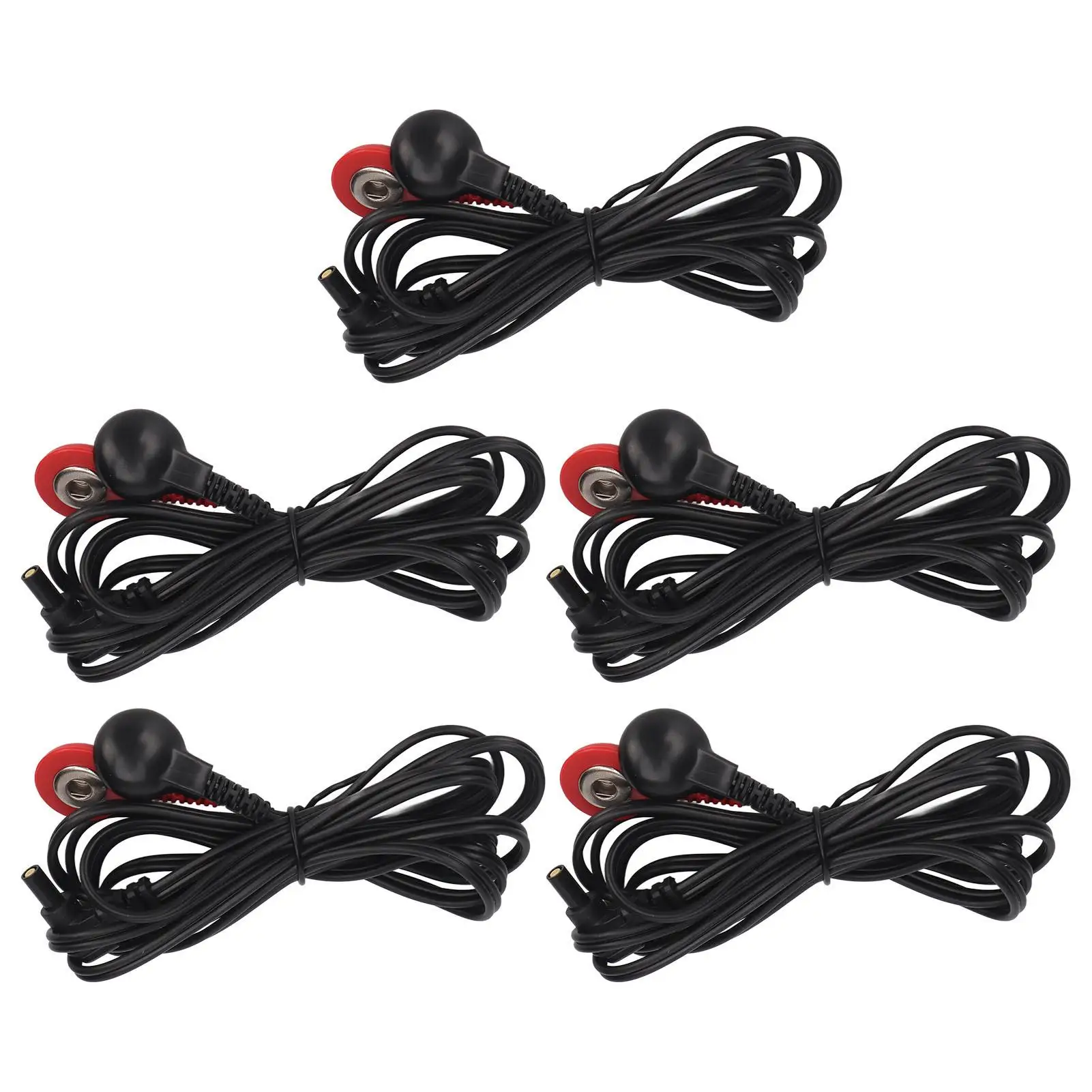 

Portable TENS Electrode Wire 2.35mm Connector 4.9ft Flexible Lead for Muscle Therapy Pain Relief Stimulator