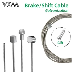 Bicycle Stainless Steel Inner Shift Brake Wire MTB Road Bike Shifting Zinc Coat Inside Cable Line 2100mm Shifter Derailleur