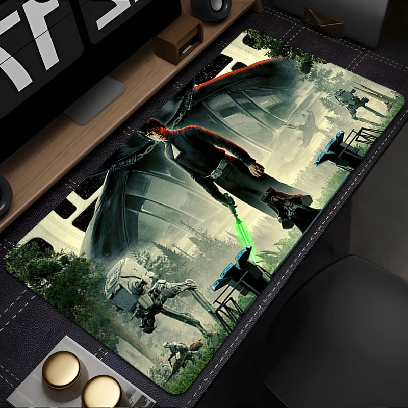 

Gaming Mouse Pad Anime Gamer Keyboard Pad Desk Mouse Mat Speed Rubber Cartoon Motbook Star Wars Luke Skywalker Mousepad