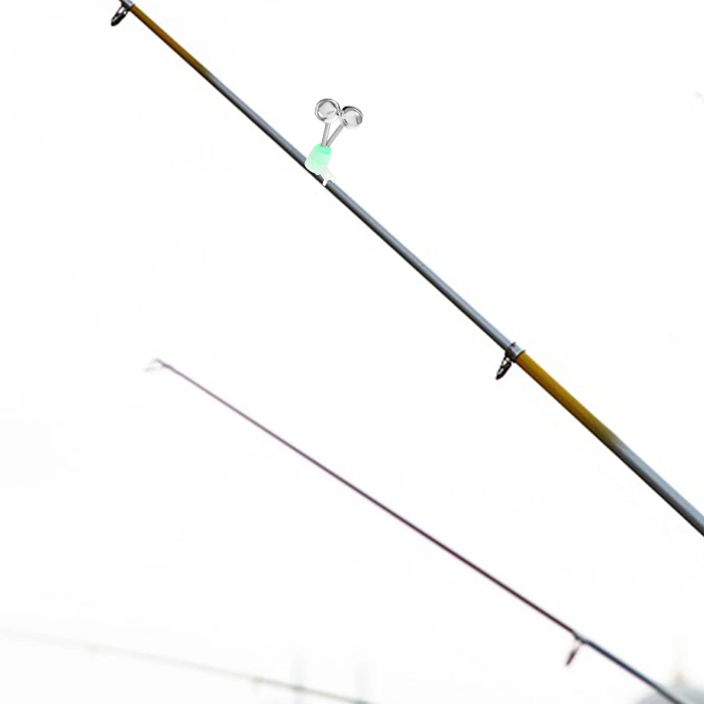 

30pcs Fishing Bells Bite Alarms Rods Poles Indicator Beads Rattles Alerts Night LED Twin Dual Sound Casting Sea Fishing