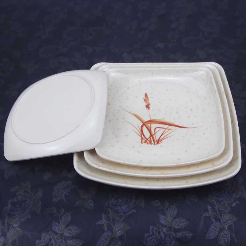 

Chinese New Year Plate Sets Dinnerware Serving Cheap Complete Tableware Plate Sets Square Pratos De Jantar Porcelain Tableware