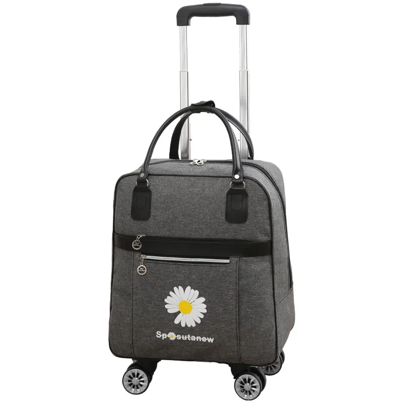 Borsa da viaggio per trolley Borsa per bagagli con ruota universale Comoda borsa da imbarco Zaino impermeabile Borsa Valigia trolley con ruote