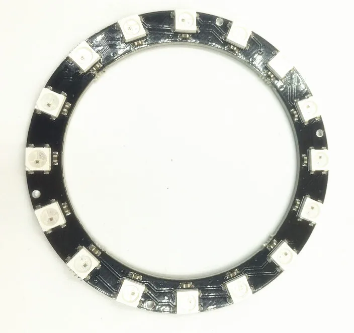 16-bit WS2812 5050 RGB LED Intelligent Full-color RGB Ring Development Board Big Ring