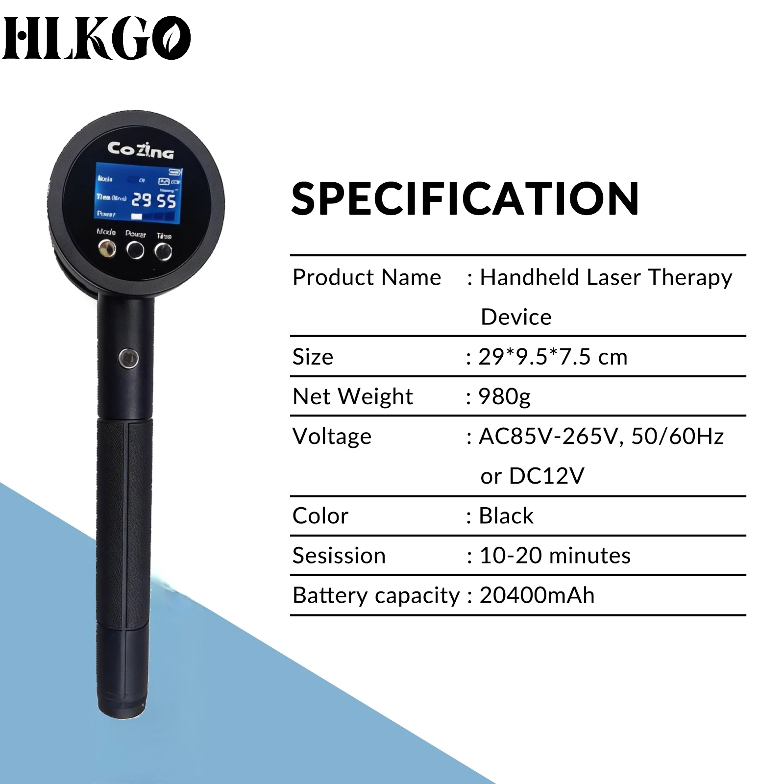 

Аппарат для холодной лазерной терапии с 25 диодами, мощность 1295 мВт – регулируемая частота, облегчение боли при синдроме запястного канала и фибромиалгии