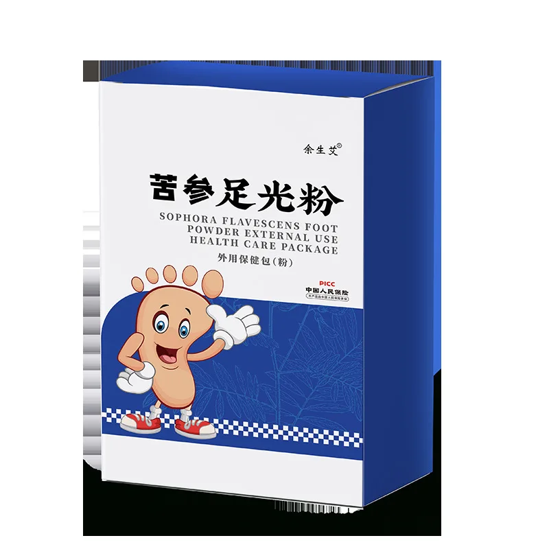 25G * 3 Bags of Foot Odor Powder Bitter Ginseng Foot Light Powder Salicylic Acid Rotten Feet Itching and Peeling Powder Stinky - view 5