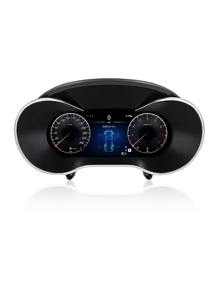 AUTOTOP 12,3" verbesserter Auto-LCD-Tachometer für Mercedes Benz C GLC-Klasse W205 X253 W446 2016-2019 NTG 5.0, HD-Digital-Armaturenbrett