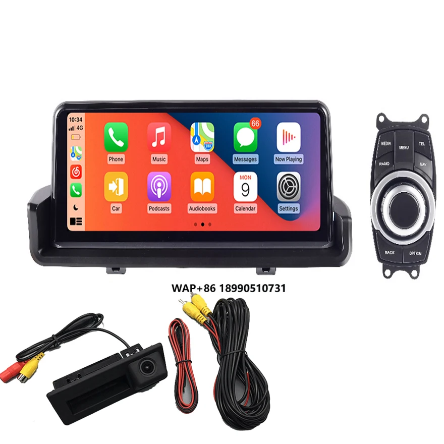 

8G+128G 10.25" IPS Android 14 Car Multimedia Player for 3 Series E90 E91 E92 E93 Wifi 3G GPS BT I Drive Wireless carplay