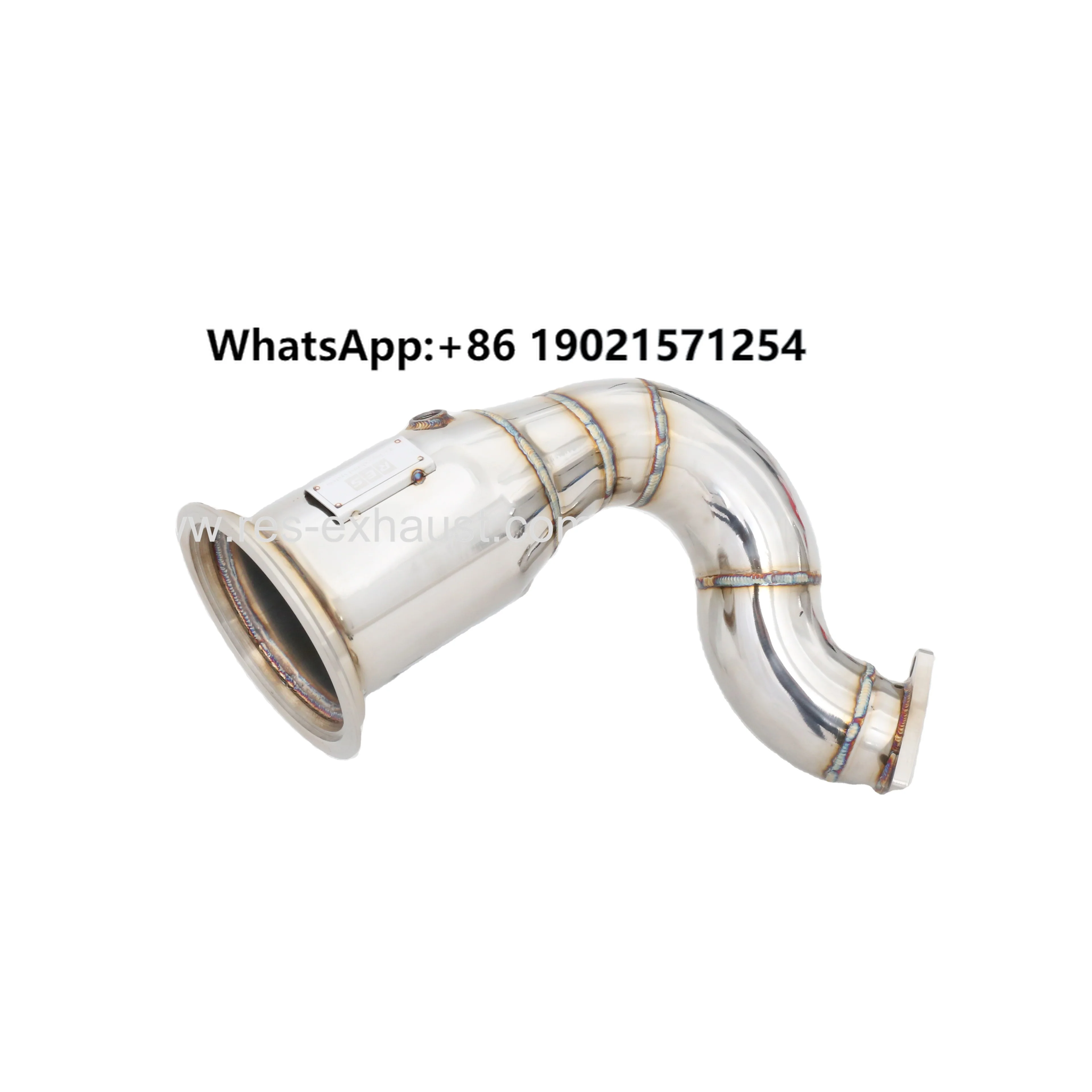 

2018 Porsche Cayenne 9YA E3 3.0T Custom Car Accessory Catless Downpipe Manifold Muffler Exhaust System SS304 Stainless Steel