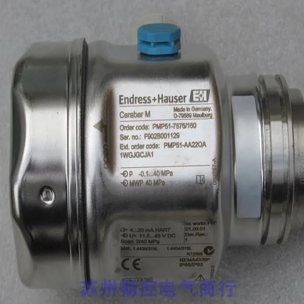Новый датчик давления Endershaus E + H PMP51-7876/160 Spot PMP51-AA22QA