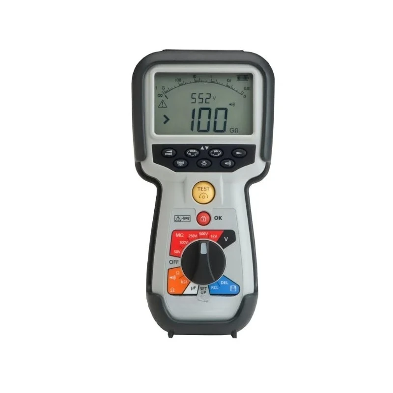 Insulation Resistance Tester with Test Result Storage Bluetooth Downloading Feature for Electrical Safety Compliance