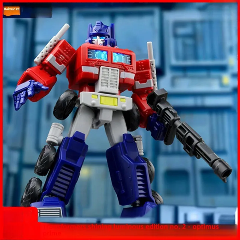 Blokees Transformers Optimus Prime Soundwave Echte Star Shining Series Tweede Model Ornament Jongen Knappe Speelgoedcollectie Cadeau