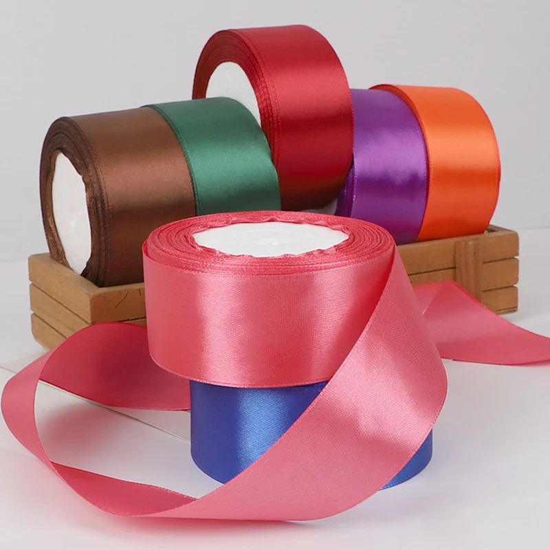 

22meters/roll 4cm Satin Ribbon Wholesale Fabric Tape for Crafts Gift Satin Ribbon for Bows Artificial DIY Apparel for Sewing