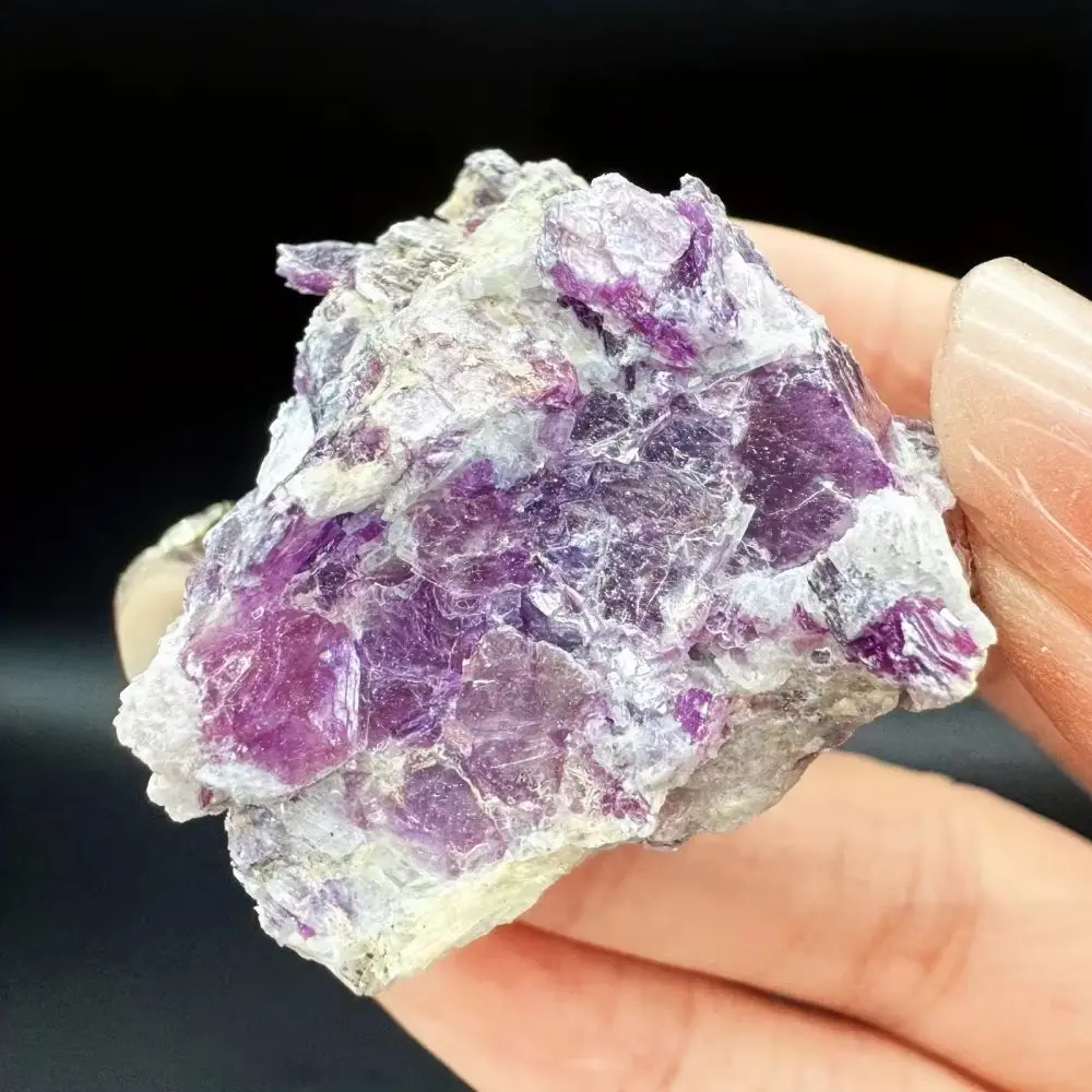 Natural Crystal Purple Mica Irregular Flake Rough Cluster Ore Specimen Mineral Flashy Reiki Wicca Spiritual Mineral Energy Stone