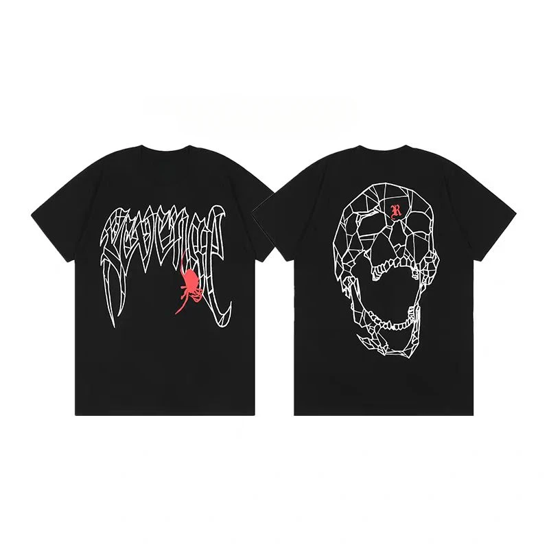 

Американская футболка с короткими рукавами и принтом паука на Хэллоуин с короткими рукавами Y2K Стильный стандартный крой Подходит для всех типов тела