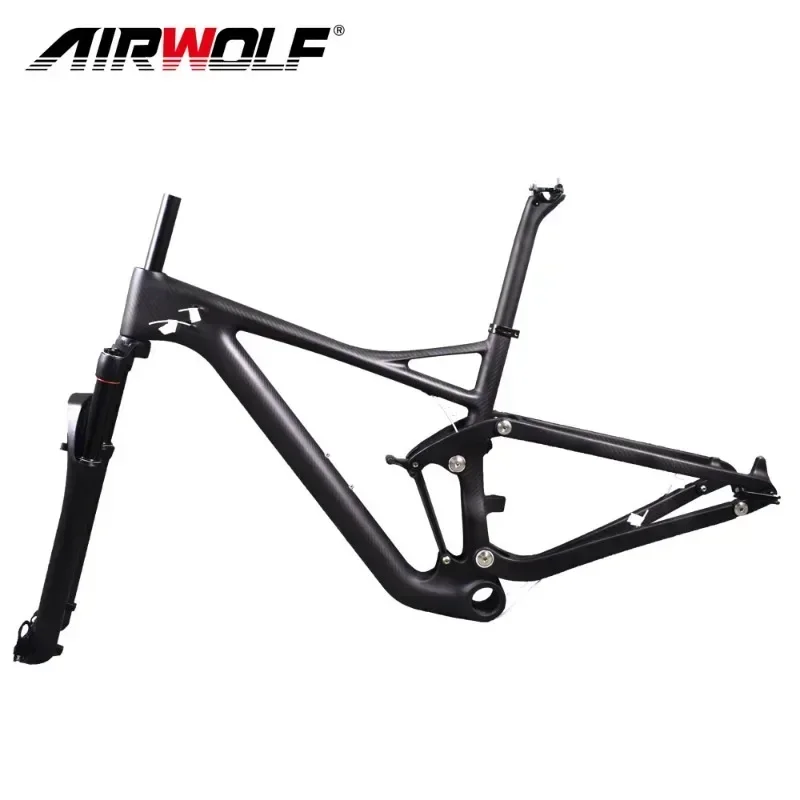 Airwolf 29er Carbon Bike Frame PF30 Carbon MTB Frame 29 Mountain Bike Frame 142*12mm Thru Axle Disc Brake Bicycle Hot Sale