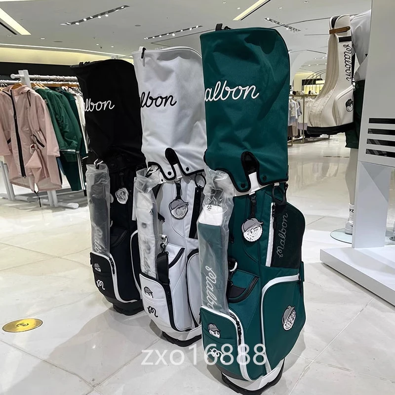 Tas Braket Golf Tas Bola Ringan Tahan Air Kapasitas Besar Tas Klub Penutup Topi Ganda Kain Oxford Wanita