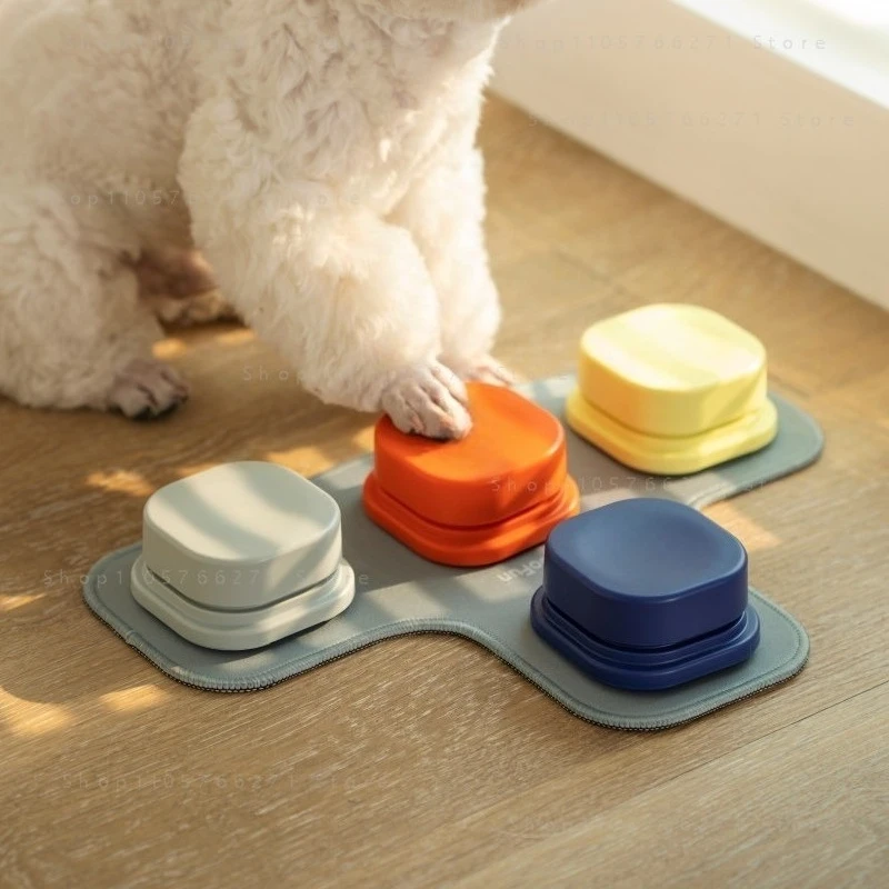 Dog Button Communication and Talking Pet Communication Sound Puppy Communication Button Cat Ring, Cat Training Artifact