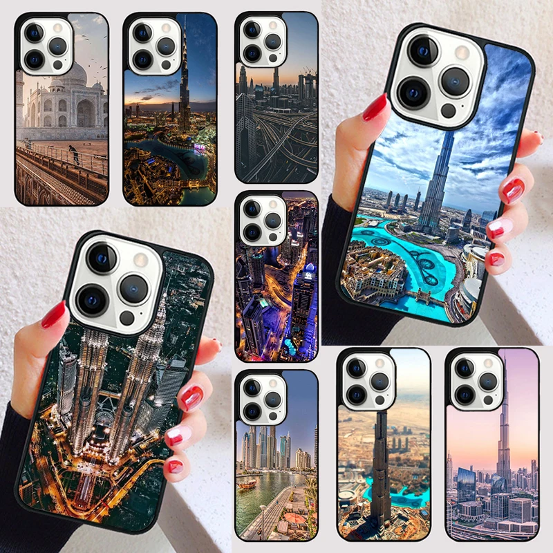 Pyramids Taj Mahal Dubai cover For iPhone 15 16 13 12 11 14 Pro Max Mini Max SE 2020 7 8 6S Plus Phone Case