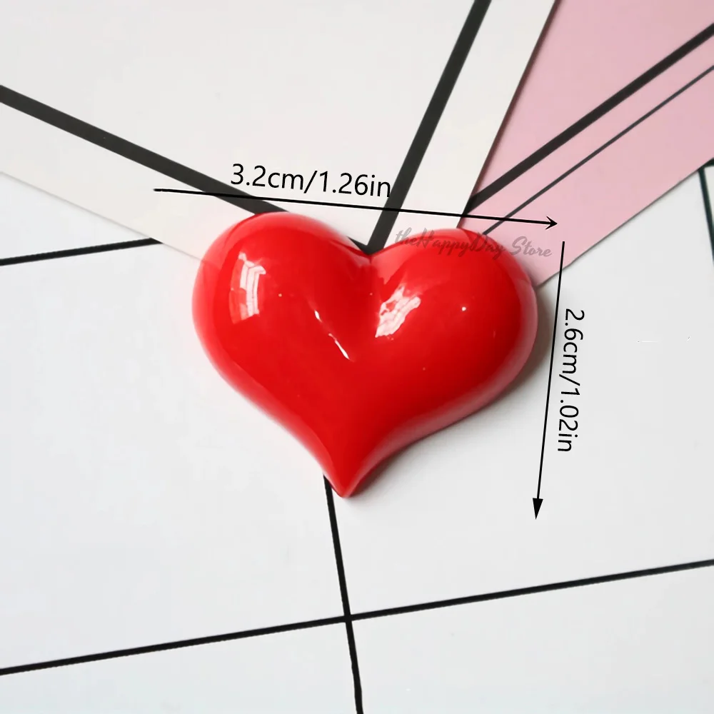 50-10 Stück Valentinstag Herz-Cupcake-Topper Rote Harz-Herz-Cupcake-Stecker Liebesherz-Kuchenstecker für Hochzeit und Valentinstag – Detail 39