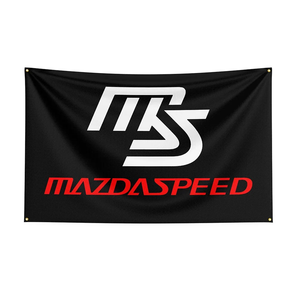 3x5 Ft Mazdaspeeds Flag Polyester Printed Racing Car Banner For Decor